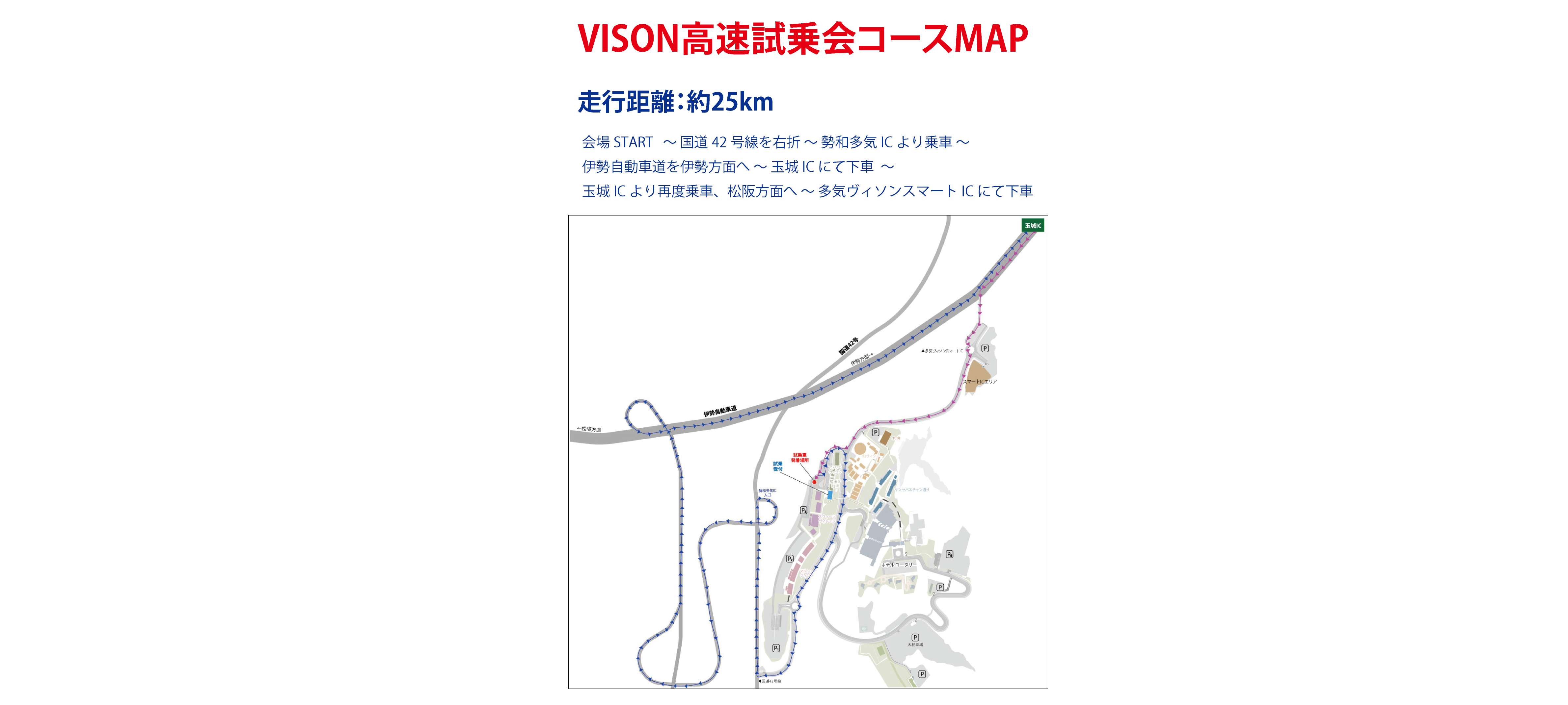 VISON試乗コース